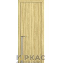 Дверь межкомнатная Квалитет К21 Дуб натуральный кромка ALU Серая молдинг серебро