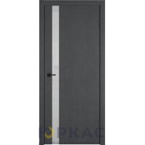 Дверь межкомнатная Urban 1 SV Белый лак Jet loft черная кромка