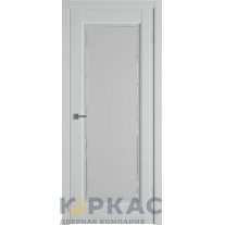 Дверь межкомнатная Elegant 1 ДО Crystal cloud Emalex Steel