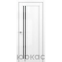 Дверь межкомнатная V9N DEFORM ДО черный лак Вайт вуд