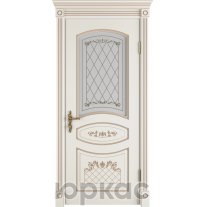 Адель ДО 3D Winter Слоновая кость эмаль патина капучино