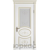 Амалия ДО 3D Winter Белая эмаль патина золото