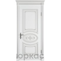 Бьянка ДГ 3D Winter Белая эмаль патина серебро