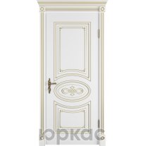 Бьянка ДГ 3D Winter Белая эмаль патина золото