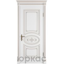 Бьянка ДГ 3D Winter Белая эмаль патина капучино