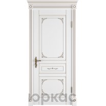 Афина ДГ 3D Winter Белая эмаль патина капучино