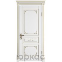 Афина ДГ 3D Winter Белая эмаль патина золото