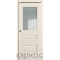 Дверь межкомнатная Ампир ДО Baguette B3 Сатинато ромб Матовый крем