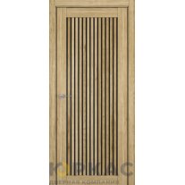 Дверь межкомнатная S23 ДО Matelac графит Голд вуд