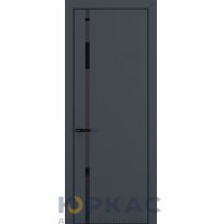 Дверь межкомнатная Квалитет К1 Black Classic Графит премьер мат кромка ALU Черная