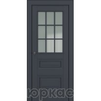 Дверь межкомнатная Ампир ДО Baguette АК B1 Сатинато Графит премьер мат