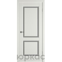 Дверь межкомнатная Elegant 2 ДО Fly dark cloud Emalex MidWhite