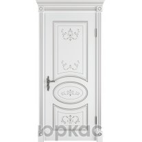 Амалия ДГ 3D Winter Белая эмаль патина серебро