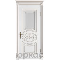 Бьянка ДО 3D Winter Белая эмаль патина капучино