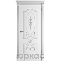 Ванесса ДГ 3D Winter Белая эмаль патина серебро