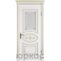 Бьянка ДО 3D Winter Белая эмаль патина золото