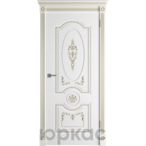 Ванесса ДГ 3D Winter Белая эмаль патина золото