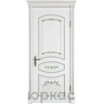 Адель ДГ 3D Winter Белая эмаль патина серебро