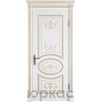 Амалия ДГ 3D Winter Белая эмаль патина золото