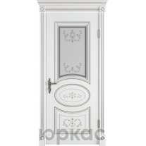 Амалия ДО 3D Winter Белая эмаль патина серебро