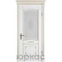 Веста ДО 3D Winter Белая эмаль патина золото