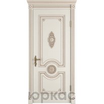 Грета ДГ 3D Winter Слоновая кость эмаль патина капучино