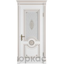 Грета ДО 3D Winter Белая эмаль патина капучино