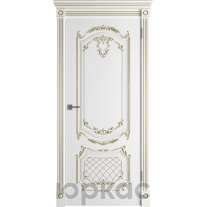 Орион ДГ 3D Winter Белая эмаль патина золото