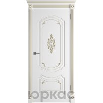 Рокка ДГ 3D Winter Белая эмаль патина золото