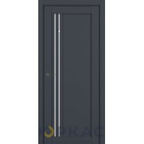 Дверь межкомнатная S22 ДО Pure White Графит премьер мат