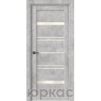 Дверь межкомнатная SMART Квадро 07 ДО сатинато Бетон