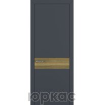 Дверь межкомнатная Квалитет К6 Вставка Дуб серый Графит премьер мат ABS
