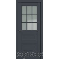 Дверь межкомнатная Ампир ДО Baguette АК B2 Сатинато Графит премьер мат