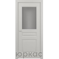 Дверь межкомнатная Ампир ДО ART Classic Графит Светло-серая эмаль Т2