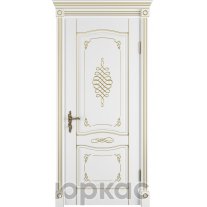 Веста ДГ 3D Winter Белая эмаль патина золото