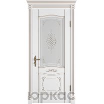 Веста ДО 3D Winter Белая эмаль патина капучино