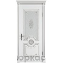 Грета ДО 3D Winter Белая эмаль патина серебро