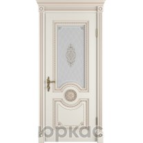 Грета ДО 3D Winter Слоновая кость эмаль патина капучино