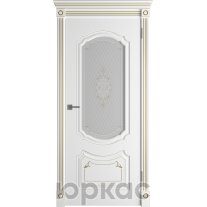 Рокка ДО 3D Winter Белая эмаль патина золото