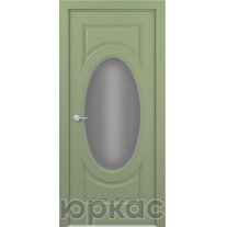 Дверь межкомнатная Лувр ДО ART Classic Графит Оливковая эмаль Т2