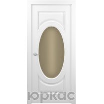 Дверь межкомнатная Лувр ДО ART Classic Бронза Белая эмаль Т2