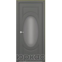 Дверь межкомнатная Лувр ДО ART Classic Графит Темно-серая эмаль Т2