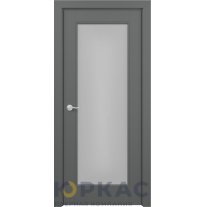 Дверь межкомнатная Неаполь ДО ART Classic Сатинато Темно-серая эмаль Т2