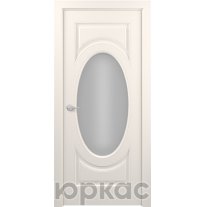 Дверь межкомнатная Лувр ДО ART Classic Сатинато Жемчужно-перламутровая эмаль Т2