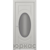 Дверь межкомнатная Лувр ДО ART Classic Графит Светло-серая эмаль Т2