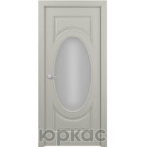 Дверь межкомнатная Лувр ДО ART Classic Сатинато Серый шелк эмаль Т2