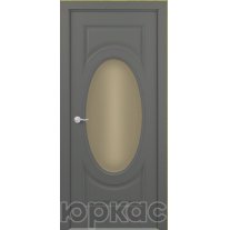 Дверь межкомнатная Лувр ДО ART Classic Бронза Темно-серая эмаль Т2