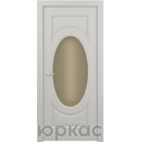 Дверь межкомнатная Лувр ДО ART Classic Бронза Светло-серая эмаль Т2