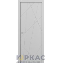 Дверь межкомнатная Chaos ДГ ART Lite Светло-серая эмаль