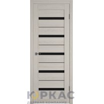 Дверь межкомнатная Atum Pro AL7 BLACK gloss Scansom Oak молдинг черный